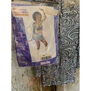 Disco Diva Sexy Adult Womens Halloween Costume XL